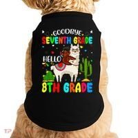Last Day Of School Goodbye Seventh Grade Hello 8th Grade Doggie Tank thumb 0