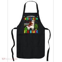 Last Day Of School Goodbye Seventh Grade Hello 8th Grade Apron thumb 0