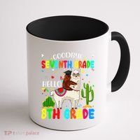 Last Day Of School Goodbye Seventh Grade Hello 8th Grade Coffee Mug thumb 1