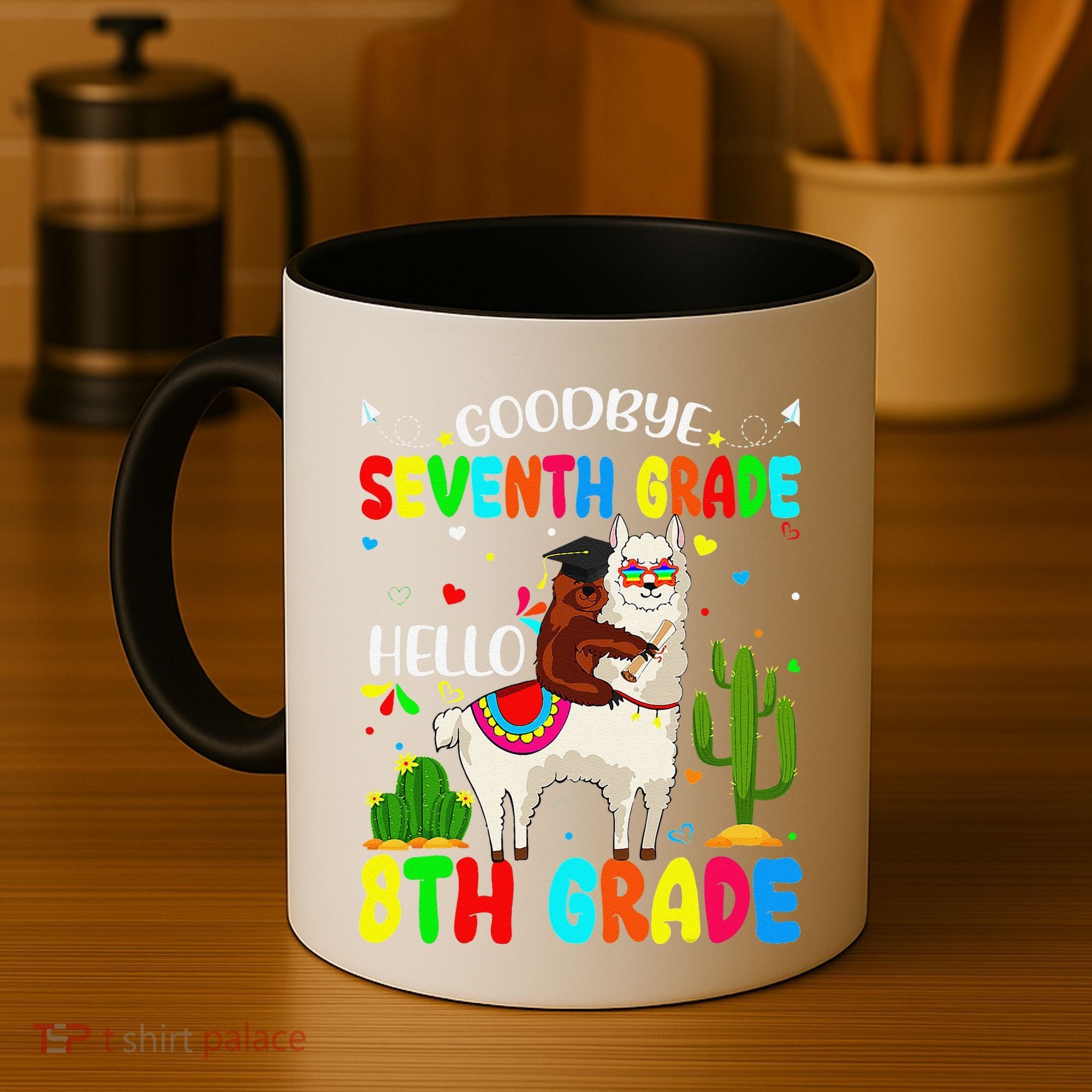 Last Day Of School Goodbye Seventh Grade Hello 8th Grade Coffee Mug