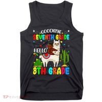 Last Day Of School Goodbye Seventh Grade Hello 8th Grade Tank Top thumb 0