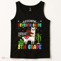 Last Day Of School Goodbye Seventh Grade Hello 8th Grade Tank Top thumb 2