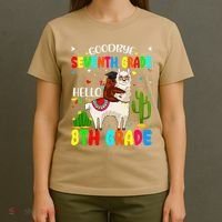 Last Day Of School Goodbye Seventh Grade Hello 8th Grade T-Shirt thumb 4