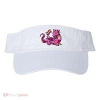 Lesbian Dragon Orange Pink Lesbian Pride Cute Gift Visor thumb 0