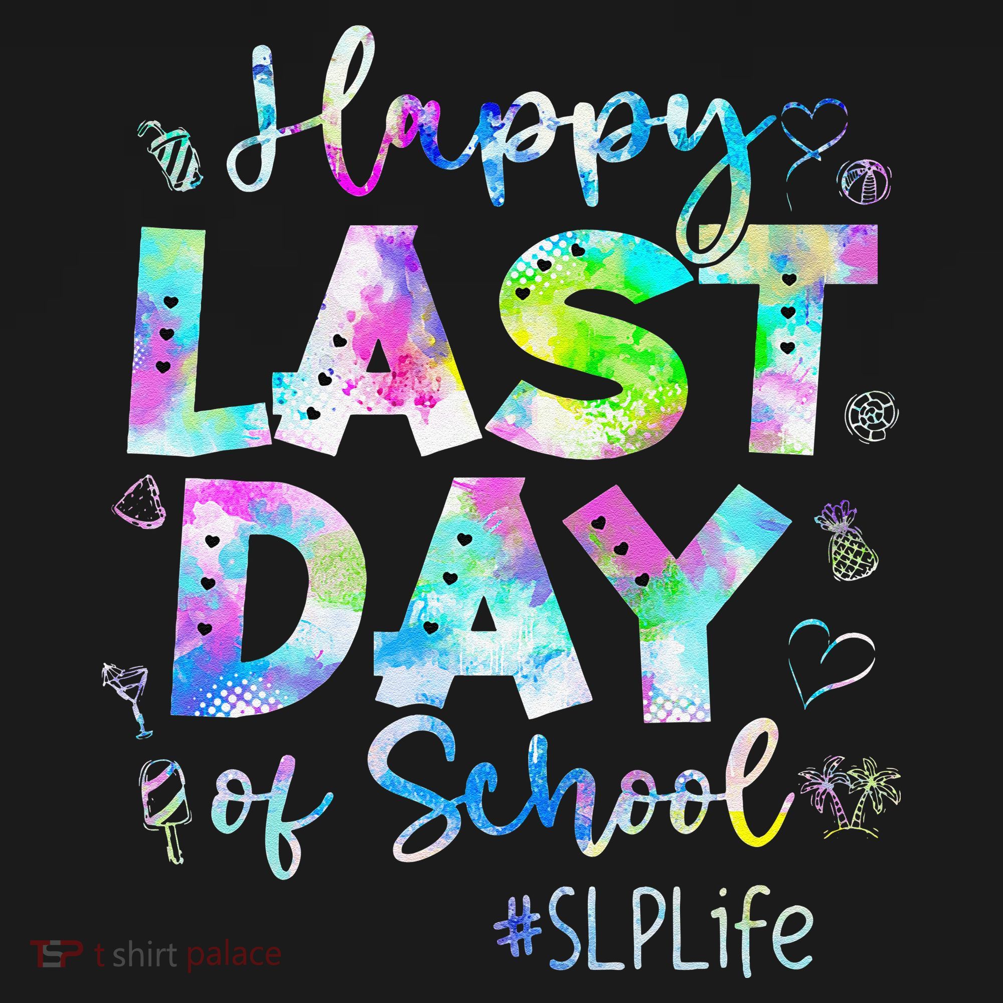 Last Day Of School SLP Life Summer Vacation Beach Women's Tank Top