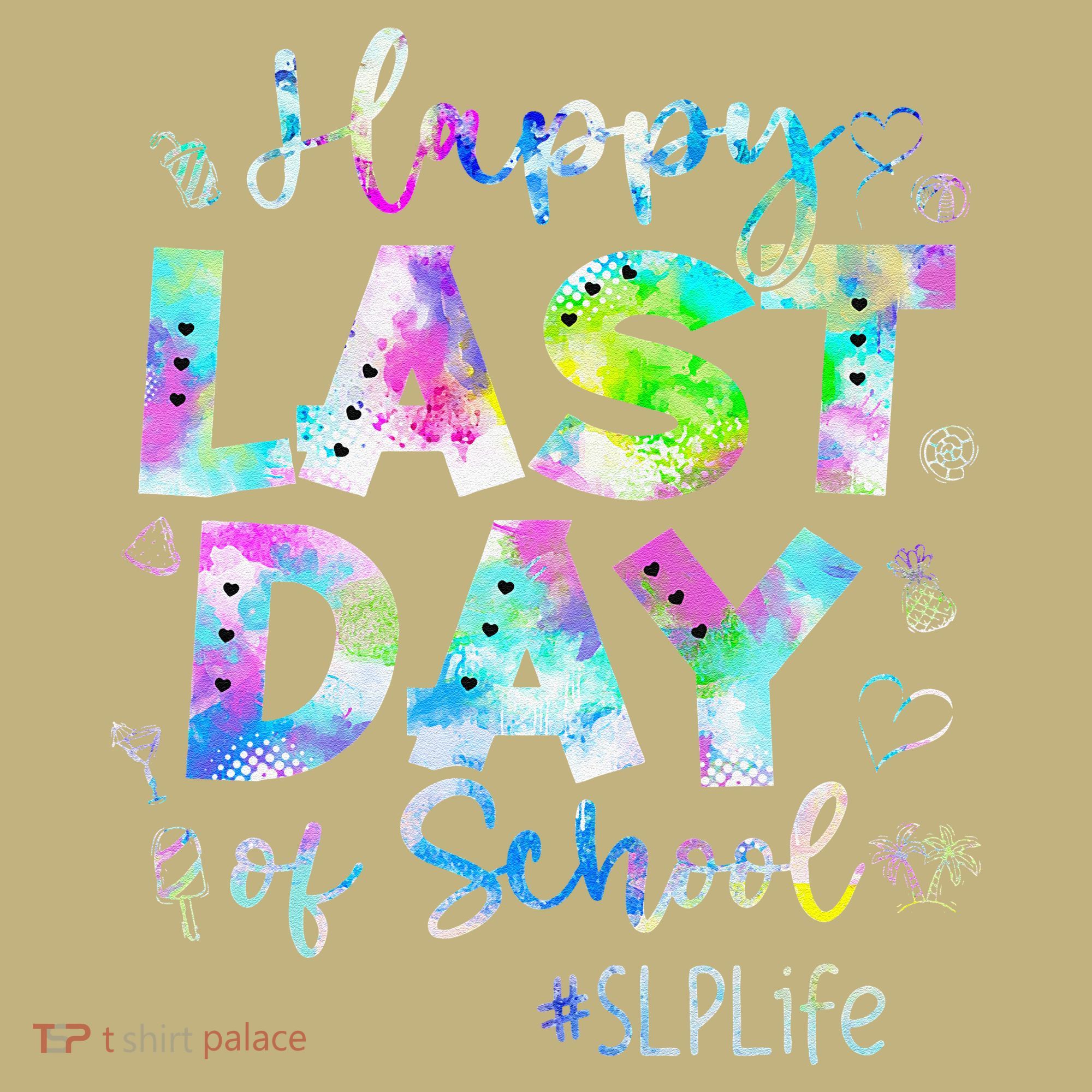 Last Day Of School SLP Life Summer Vacation Beach Hoodie