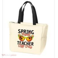 Last Day Of School Spring Break Teacher Off Duty Tote Bag thumb 3
