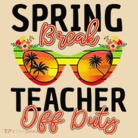 Last Day Of School Spring Break Teacher Off Duty Tote Bag thumb 4