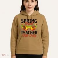 Last Day Of School Spring Break Teacher Off Duty Hoodie thumb 5