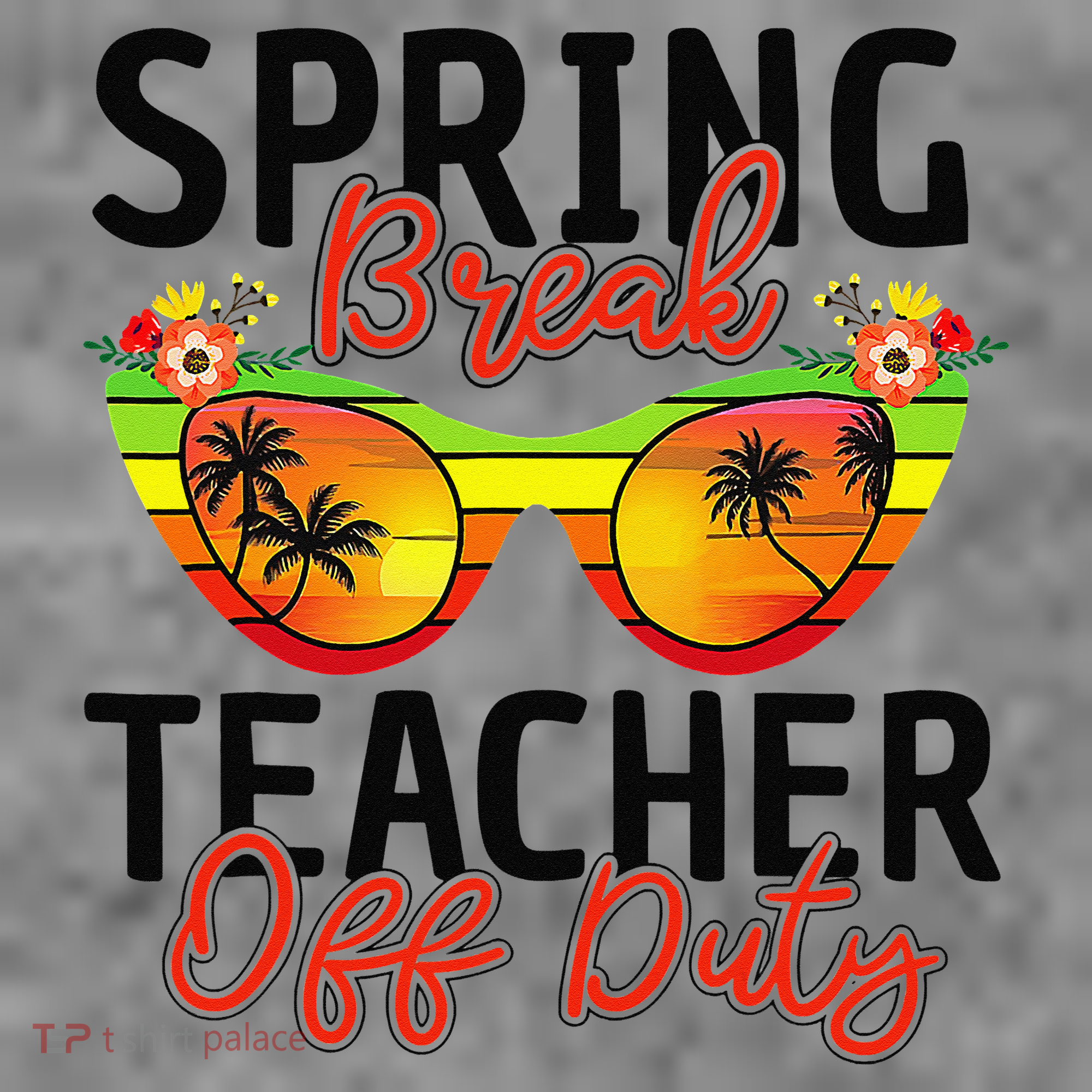 Last Day Of School Spring Break Teacher Off Duty Toddler Hoodie