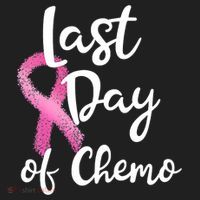 Last Day Of Chemo Pink Funny Breast Cancer Survivor Women's Sweatshirt thumb 2