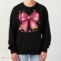 Last Day Of School Coquette Bow Teachers Graduatio Women's Sweatshirt thumb 0