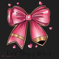 Last Day Of School Coquette Bow Teachers Graduatio Women's Sweatshirt thumb 2