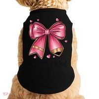 Last Day Of School Coquette Bow Teachers Graduatio Doggie Tank thumb 0