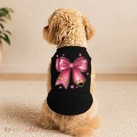 Last Day Of School Coquette Bow Teachers Graduatio Doggie Tank thumb 2