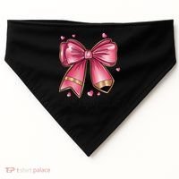 Last Day Of School Coquette Bow Teachers Graduatio USA-Made Doggie Bandana thumb 0