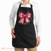Last Day Of School Coquette Bow Teachers Graduatio Apron thumb 2