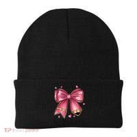 Last Day Of School Coquette Bow Teachers Graduatio Beanie thumb 0