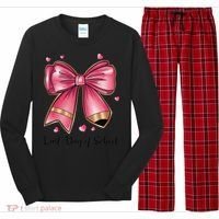Last Day Of School Coquette Bow Teachers Graduatio Long Sleeve Pajama Set thumb 0