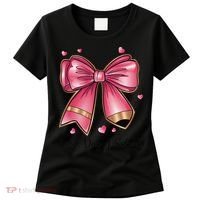 Last Day Of School Coquette Bow Teachers Graduatio Women's T-Shirt thumb 0