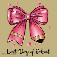 Last Day Of School Coquette Bow Teachers Graduatio T-Shirt thumb 7