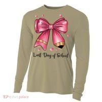 Last Day Of School Coquette Bow Teachers Graduatio Cooling Performance Long Sleeve Crew thumb 0
