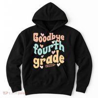 Last Day Of 4th Grade Groovy 4th Grade Last Day Of School Hoodie thumb 0