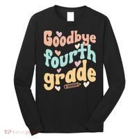 Last Day Of 4th Grade Groovy 4th Grade Last Day Of School Long Sleeve Shirt thumb 0