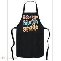 Last Day Of 4th Grade Groovy 4th Grade Last Day Of School Apron thumb 0