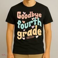 Last Day Of 4th Grade Groovy 4th Grade Last Day Of School T-Shirt thumb 3