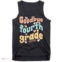 Last Day Of 4th Grade Groovy 4th Grade Last Day Of School Tank Top thumb 0