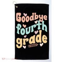 Last Day Of 4th Grade Groovy 4th Grade Last Day Of School Golf Towel thumb 0