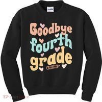 Last Day Of 4th Grade Groovy 4th Grade Last Day Of School Kids Sweatshirt thumb 0