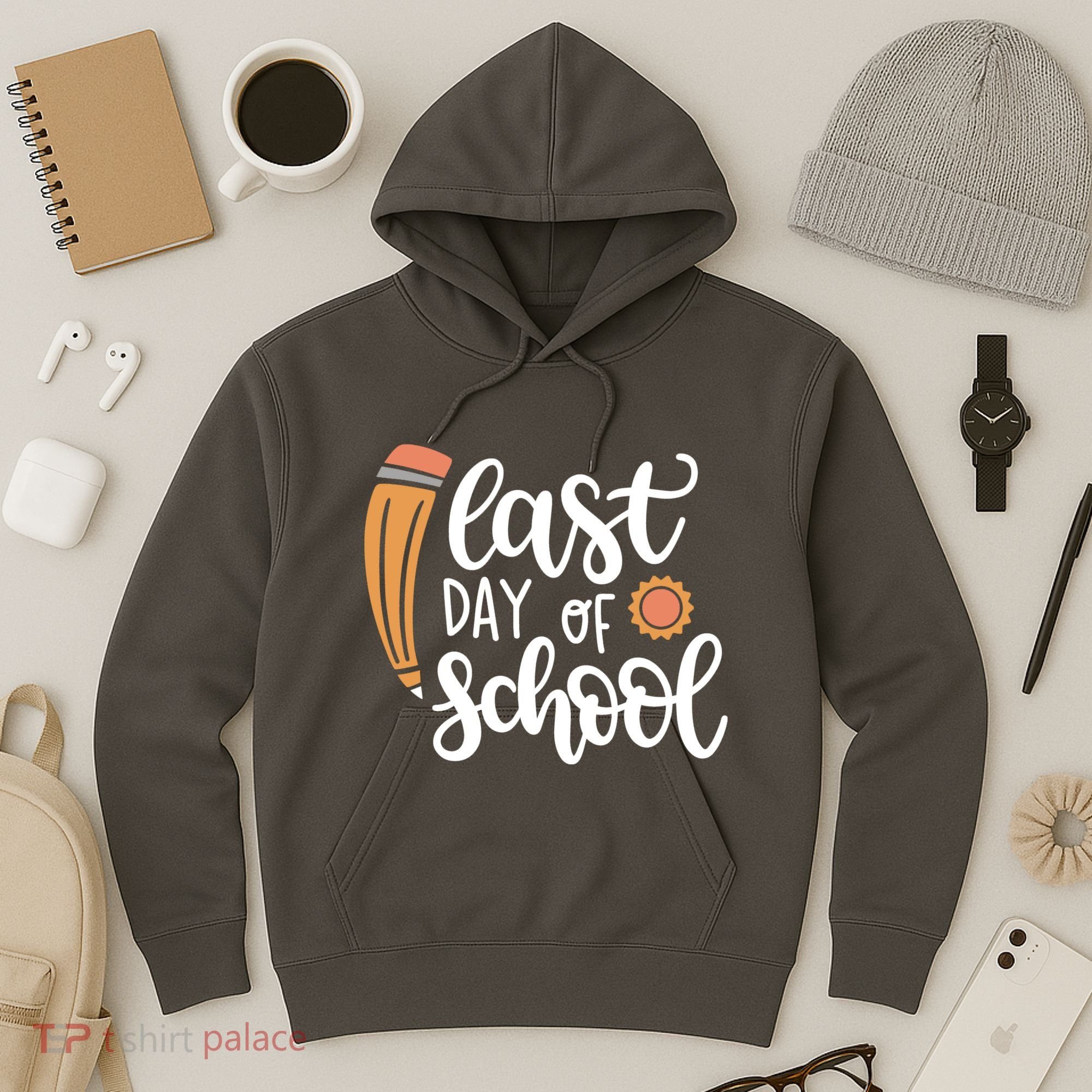 Last Day Of School Graduation Pencil Hoodie