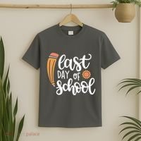 Last Day Of School Graduation Pencil T-Shirt thumb 2