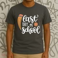Last Day Of School Graduation Pencil T-Shirt thumb 3