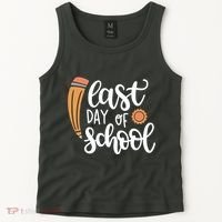 Last Day Of School Graduation Pencil Tank Top thumb 2