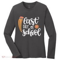 Last Day Of School Graduation Pencil Women's Long Sleeve Shirt thumb 0