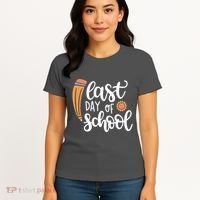Last Day Of School Graduation Pencil Women's T-Shirt thumb 4