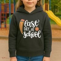 Last Day Of School Graduation Pencil Kids Hoodie thumb 3