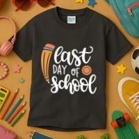 Last Day Of School Graduation Pencil Kids T-Shirt thumb 3