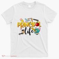 Last Day Of School Principal Life End Of Year Summer Vibes T-Shirt thumb 0