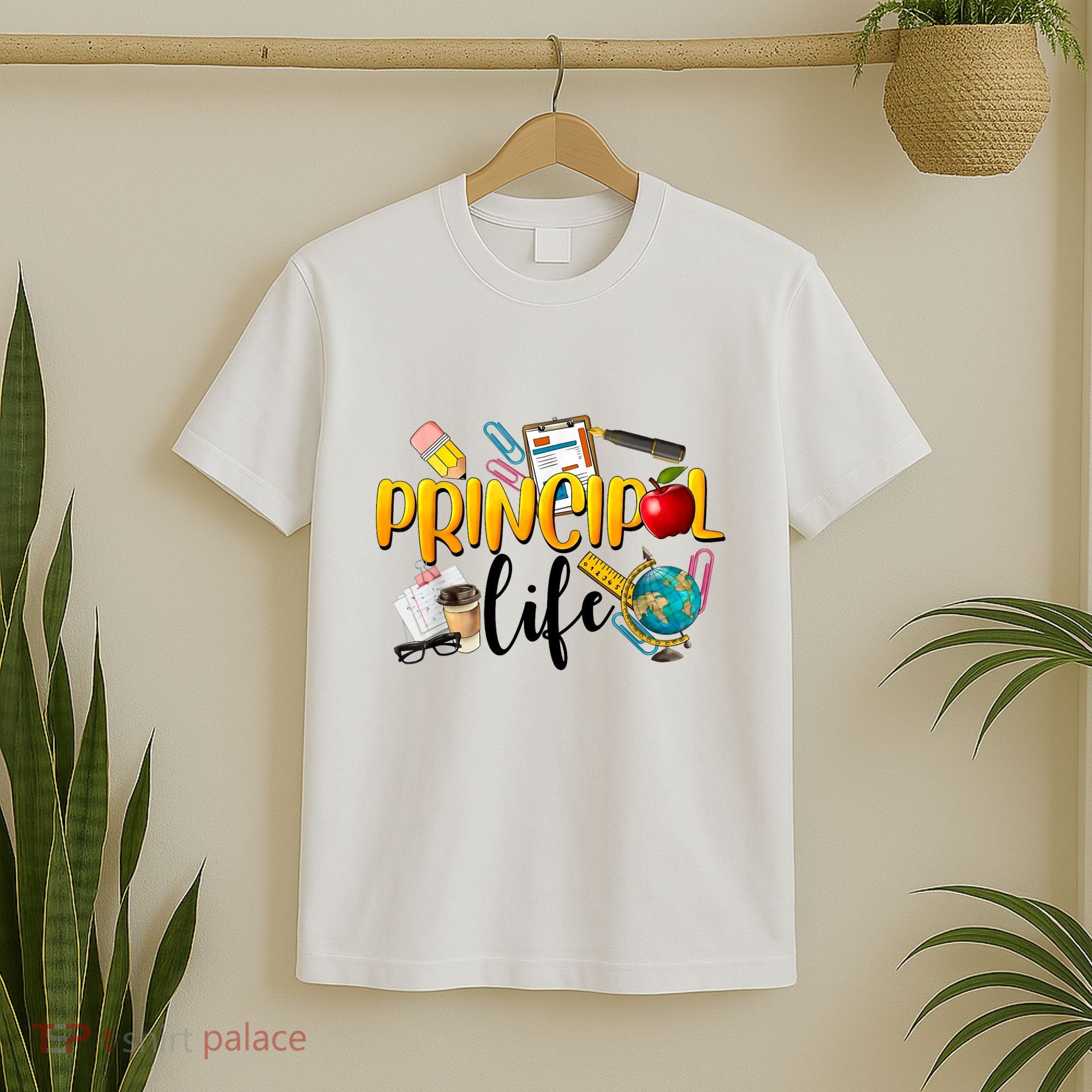 Last Day Of School Principal Life End Of Year Summer Vibes T-Shirt