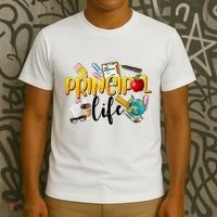 Last Day Of School Principal Life End Of Year Summer Vibes T-Shirt thumb 3