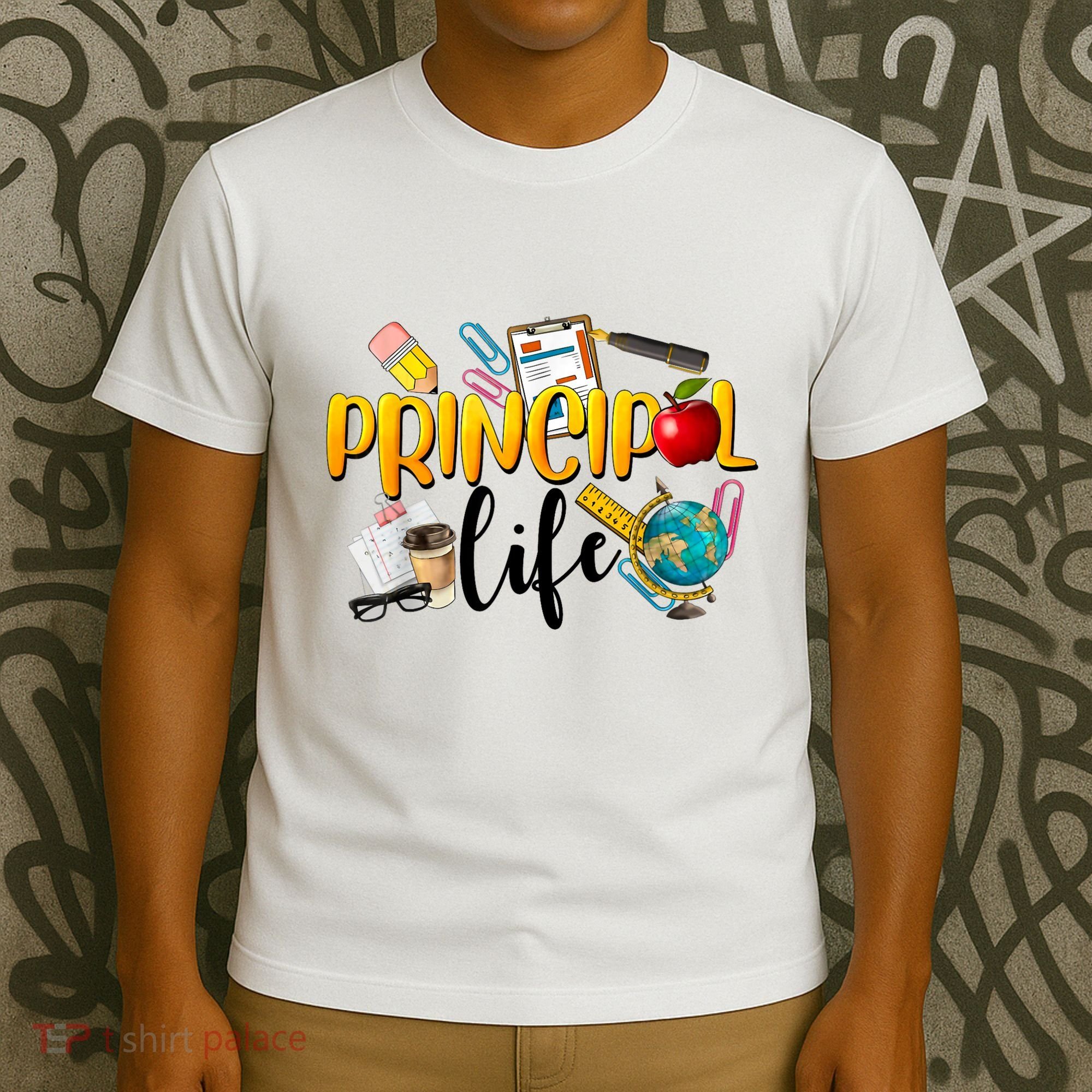 Last Day Of School Principal Life End Of Year Summer Vibes T-Shirt