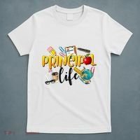 Last Day Of School Principal Life End Of Year Summer Vibes T-Shirt thumb 5
