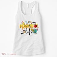 Last Day Of School Principal Life End Of Year Summer Vibes Women's Tank Top thumb 0