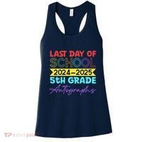 Last Days Of School 20242025 5th Grade Autographs Women's Tank Top thumb 0
