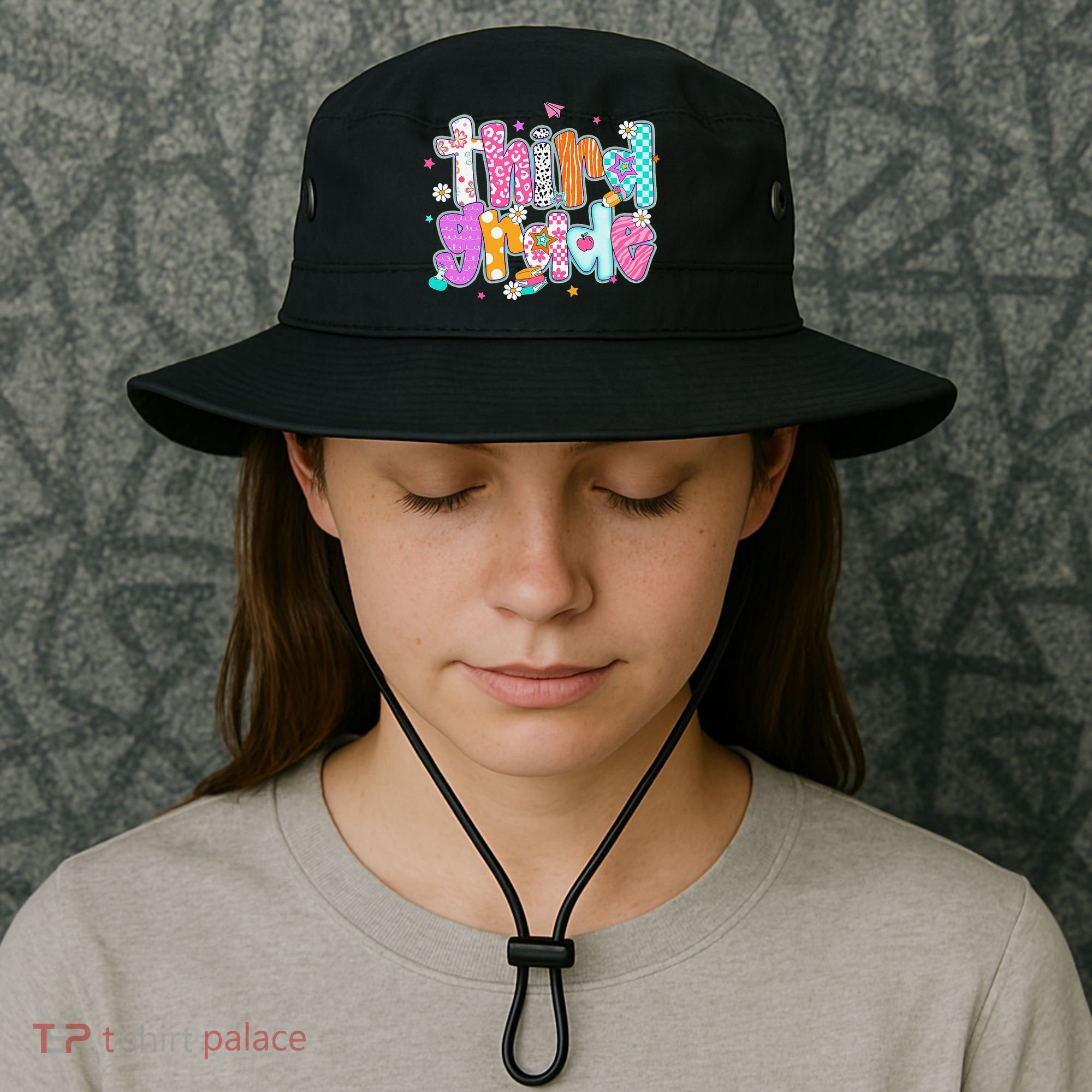 Last Day Of School 3rd Grade Graduation Teacher Student Bucket Hat