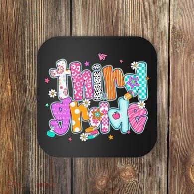 Last Day Of School 3rd Grade Graduation Teacher Student Coaster